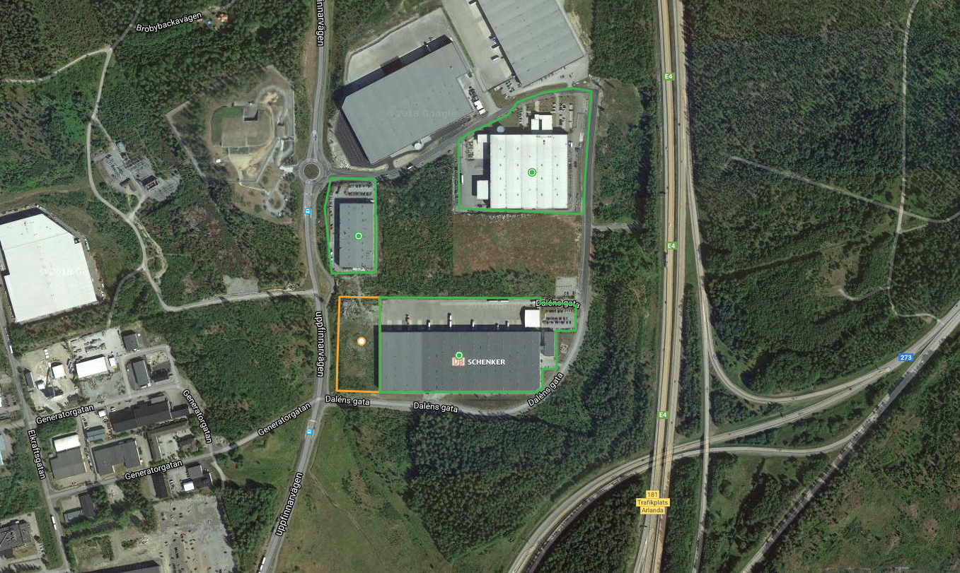 Bird's-Eye View Prologis Park Arlanda DC 1.3 Bird's-Eye View Prologis Park Arlanda DC 1.3