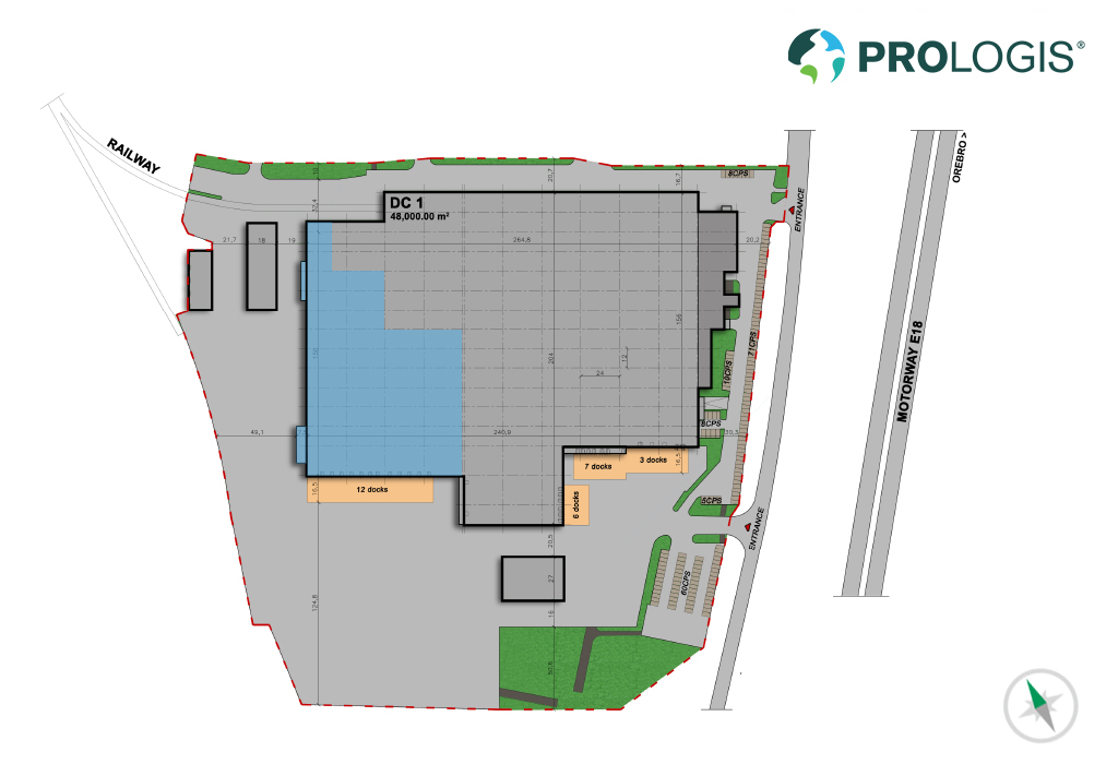 Hall Plan Prologis Park Örebro Hall Plan Prologis Park Örebro