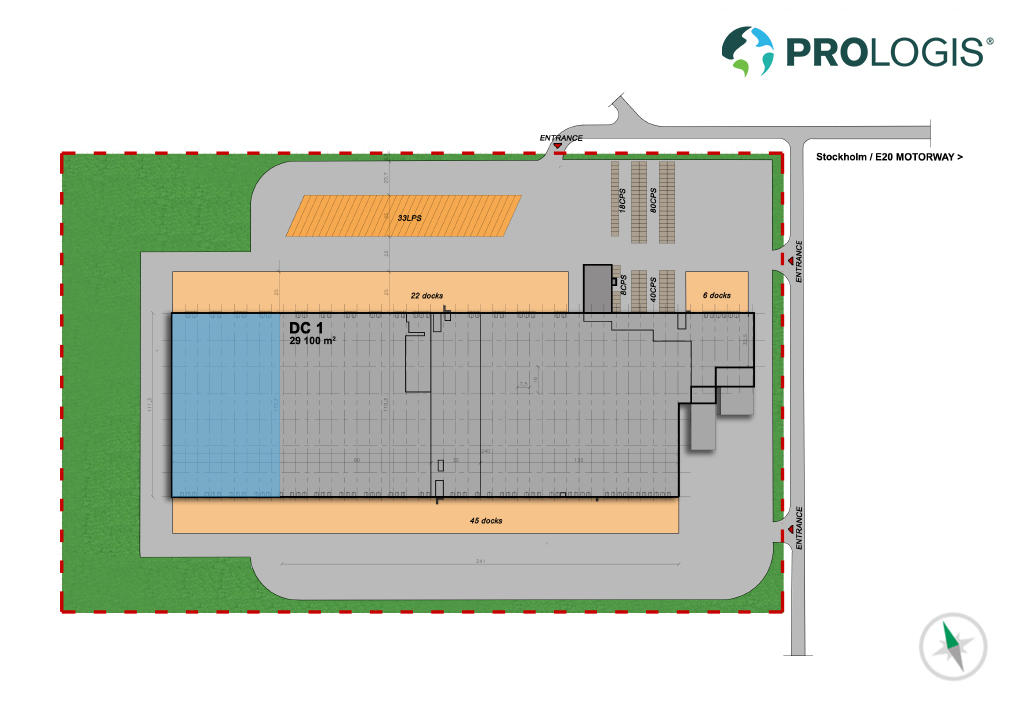 Lagerlayout Prologis Park Eskilstuna Lagerlayout Prologis Park Eskilstuna