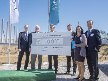 Donation Prologis and L'Oréal Cornerstone Ceremony in Muggensturm, Germany